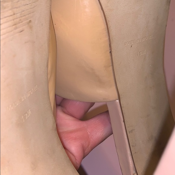 BLUSH Bow patent leather peep toe heels - Picture 14 of 15